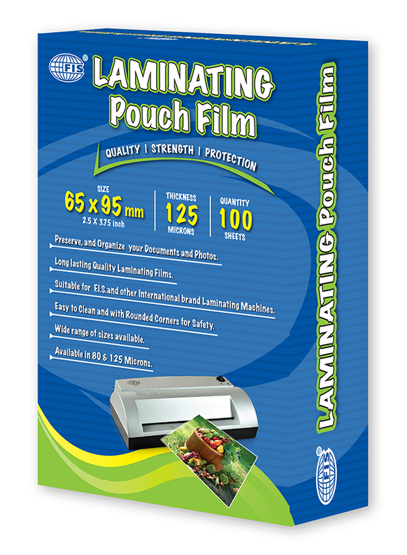 FIS Laminating Pouch Film, 100 x Sheets, Clear