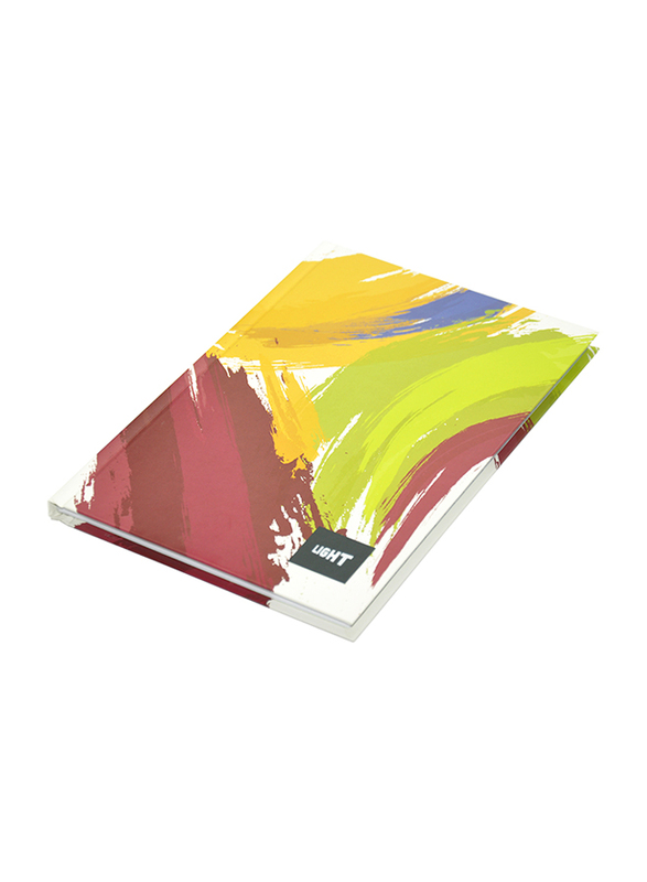 Light Hard Cover Single Line Notebook, 5 x 100 Sheets