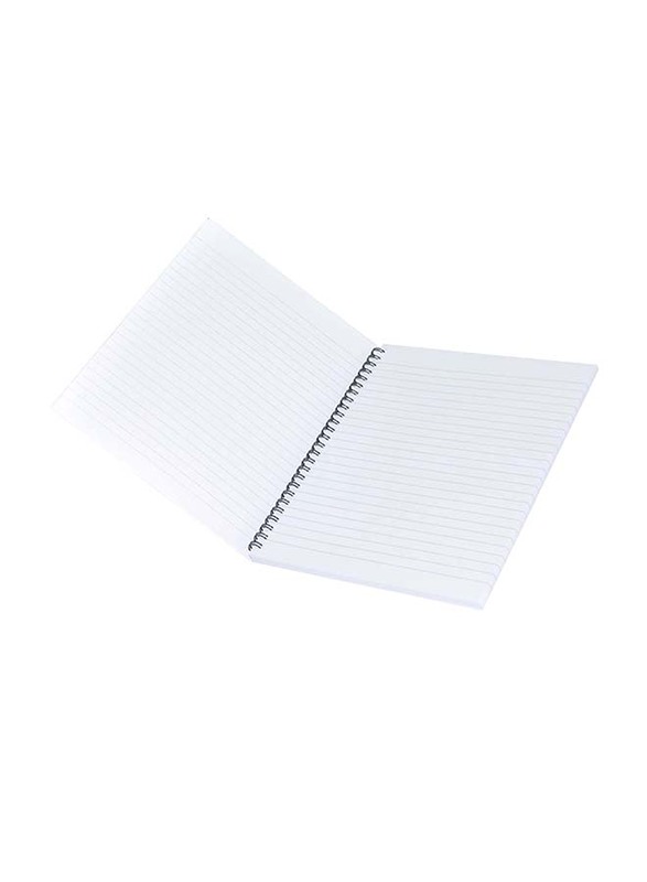 FIS Spiral Soft Cover Single Line Notebook Set, 9 X 7 inch, 10 Piece x 100 Sheets, FSNB971902S, Light Blue