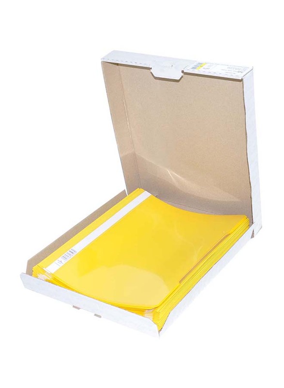 Durable 50-Piece Project File, A4 Size, DUPG2570-04, Yellow