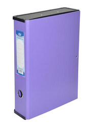 FIS Colored PP Rigid Box File with Plastic Sides, 210 x 330 mm, FSBFRIGIDPPVIO, Violet