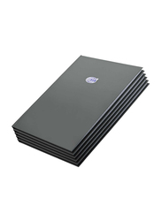 FIS Hard Cover Single Line Notebook, 5 x 100 Sheets, A4 Size, FSNBA4SL100AGR, Alpine Green
