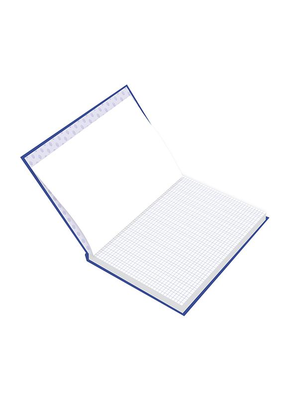 FIS Manuscript Notebook, 5mm Square Line, 5 Quire, 240 Sheets, F/S 210 X 330mm, FSMNFS5Q5MM, Blue