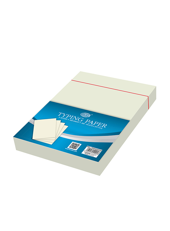 FIS Typing Paper 500 Sheets, 50 GSM, A4 Size, FSPAA450500, White
