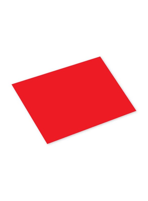 FIS Coloured Cards, 100 Pieces, A4 Size, FSCH16021297RD, Red
