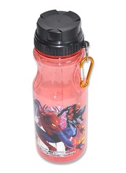 Spiderman Water Bottle for Boys, 700ml, TQWZS4APE701, Red/Black