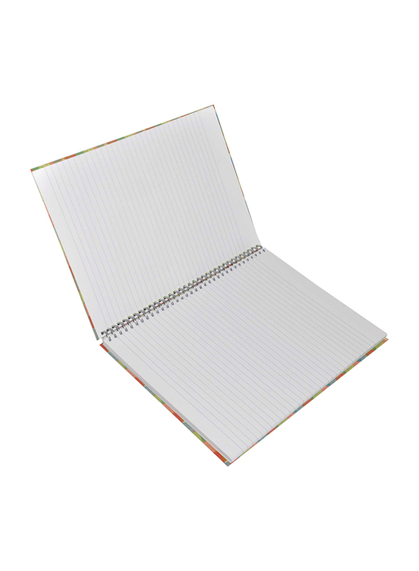 Light Hard Cover Spiral Single Line Notebook Set, 100 Sheets, A4 Size, 5 Pieces, LINBHSA41605, Multicolour