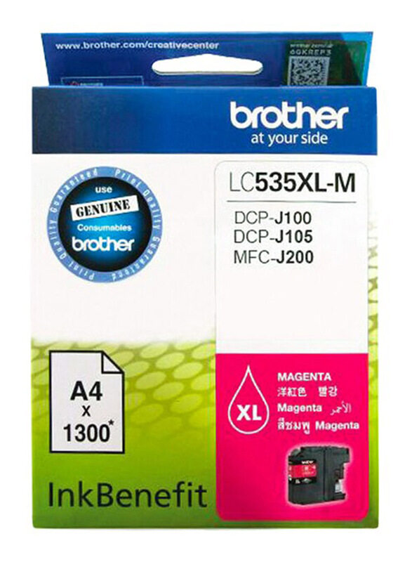 

Brother LC-535XLM Magenta Ink Cartridge