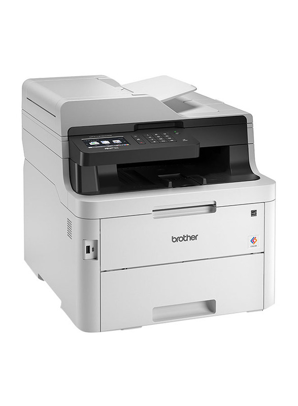 Brother MFC-L3750CDW Color LED All-in-One Printer, Black/White