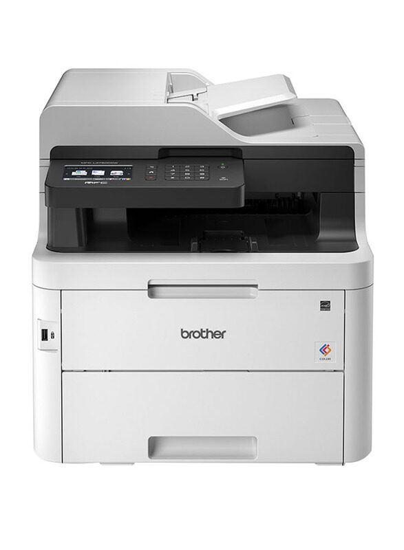 

Brother MFC-L3750CDW Color LED All-in-One Printer, Black/White