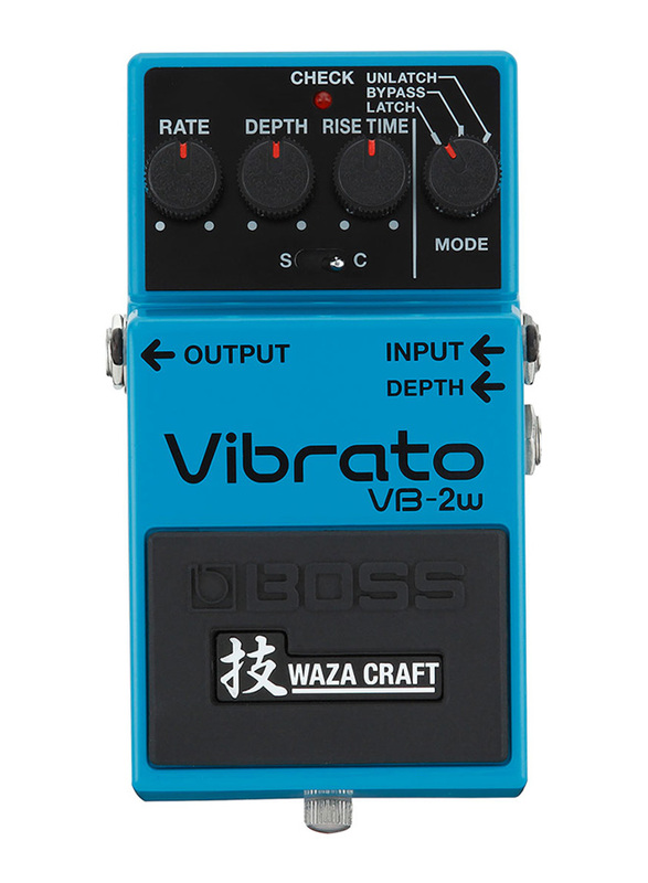 Boss VB-2W Waza Craft Vibrato Pedal, Blue