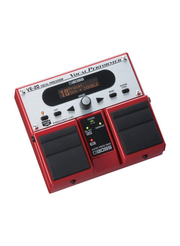 

Boss VE-20 Vocal Performer Effects Processor for Vocalists, Multicolour