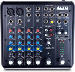 Alto TRUEMIX 600 6-Channel Compact Mixer with USB and Bluetooth, Black