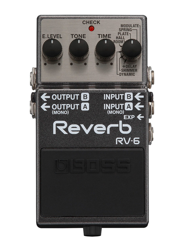 Boss RV-6 Reverb Pedal, Black