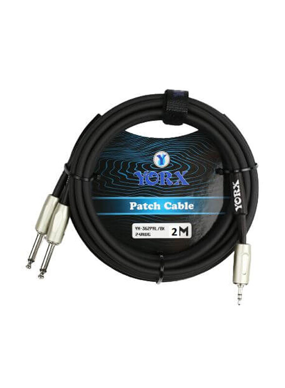 

Yorx AUX To Jack Audio Cable, Black