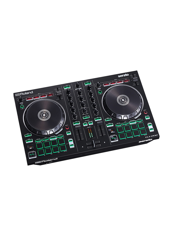 Roland DJ-202 Dj Controller, Black