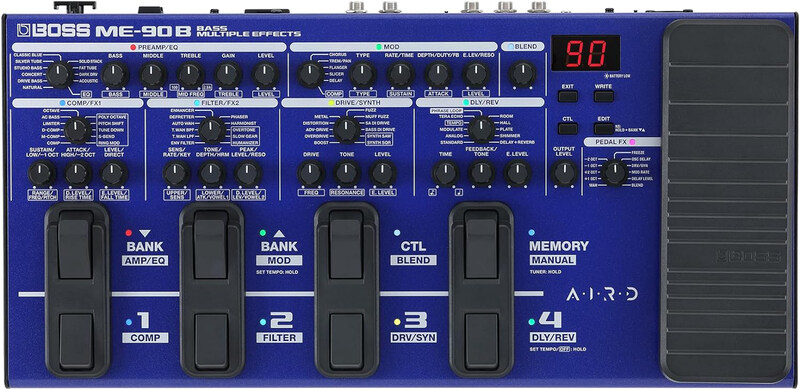 

Boss ME-90B Bass Multi Effects Processor, Blue/Black