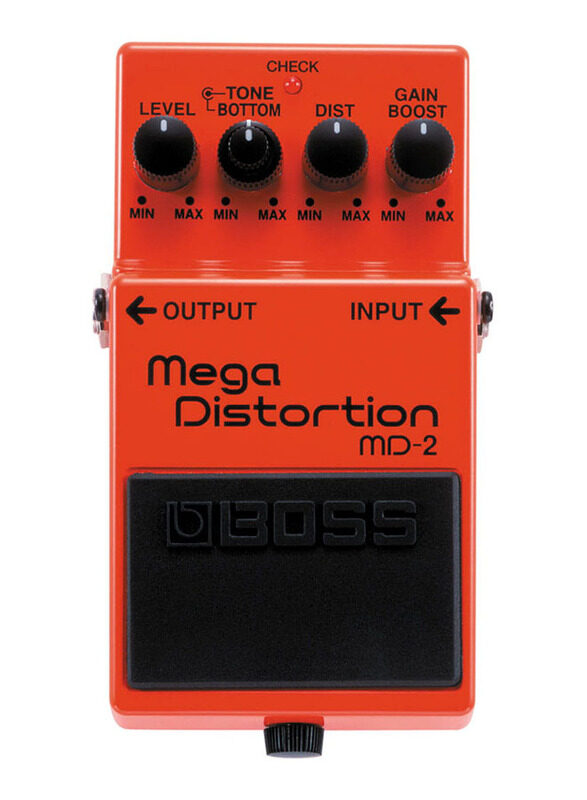 

Boss MD-2 Mega Distortion Pedal, Red