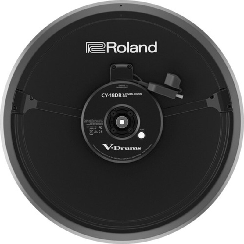 Roland CY-18DR V-Cymbal Digital Ride for Electronic Drum, Black