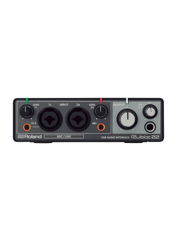 

Roland Rubix-22 USB Audio Interface, Black/Grey