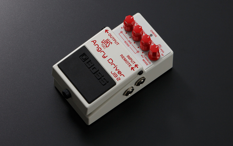 Boss JB-2 Overdrive Pedal, Red/White