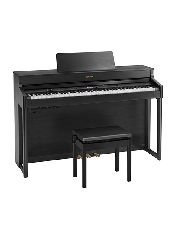 Roland HP702-CH Digital Piano, 88 Keys, Charcoal Black