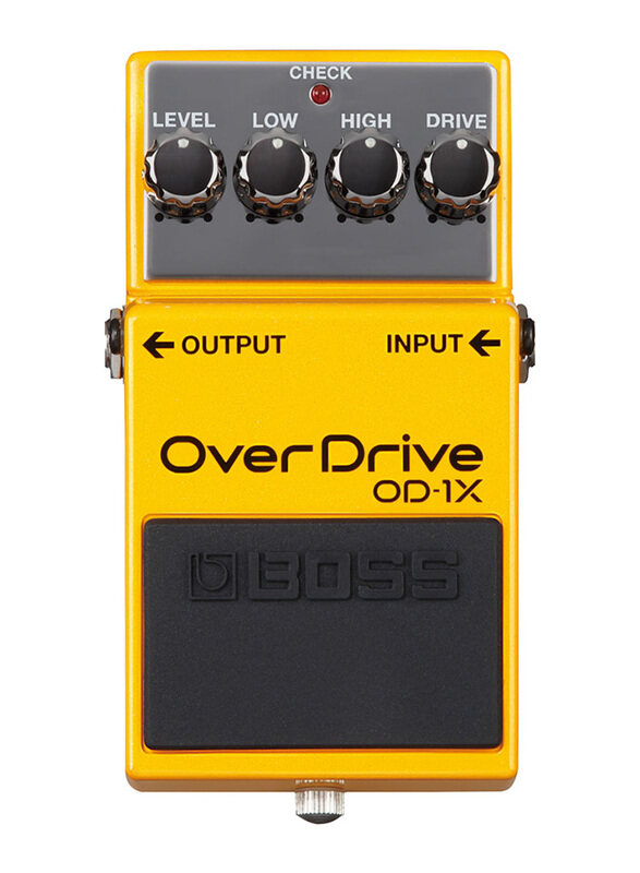 

Boss OD-1X Overdrive Pedal, Yellow