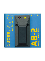 Boss AB-2 2-Way Selector, Blue/Black