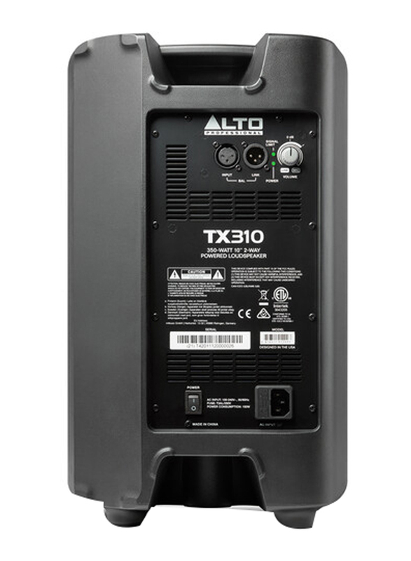 Alto Professional 350W 2-Way 10 inch Powered Loudspeaker, Black