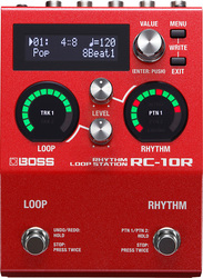 Boss RC-10R Rhythm Loop Station, Red