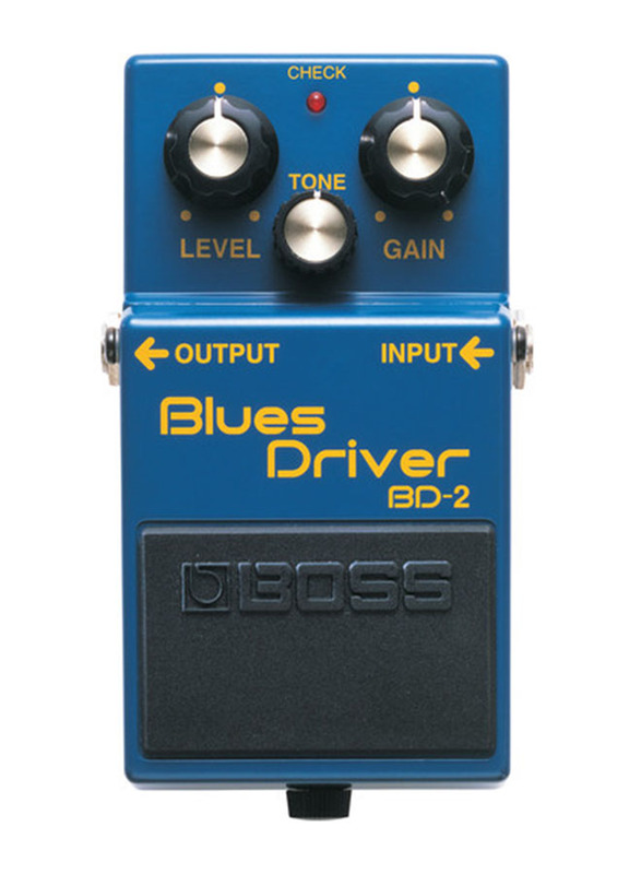 Boss BD-2 Blues Driver Distortion Pedal, Blue