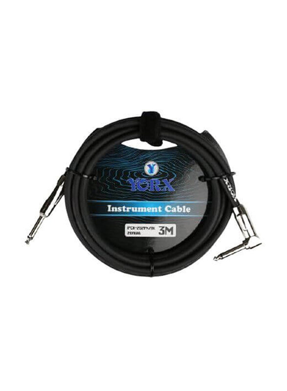 

Yorx Jack To Jack Instrument Cable, Black