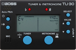 Boss TU-30 Tuner & Metronome, Black