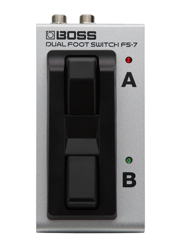 Boss FS-7 Dual Footswitch, Silver/Black