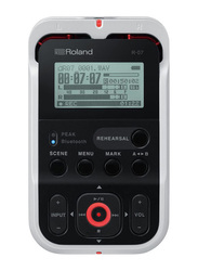 Roland R-07 High-Resolution Audio Recorder, White