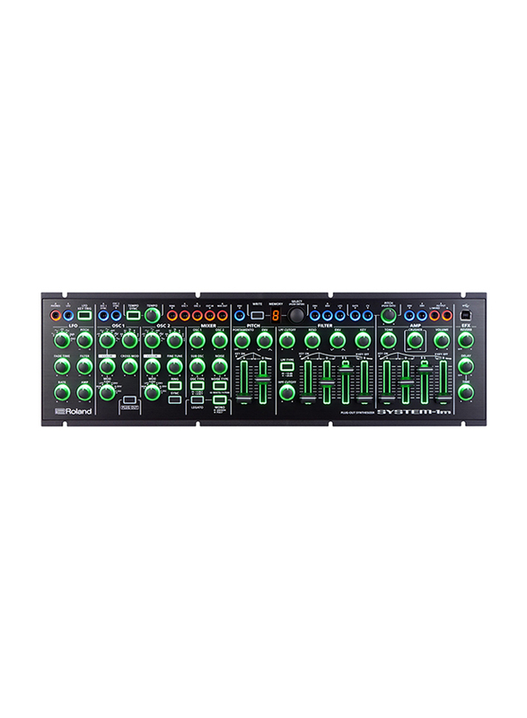 Roland System-1M Semi-Modular Synthesizer with Plug-Out Capability, Black