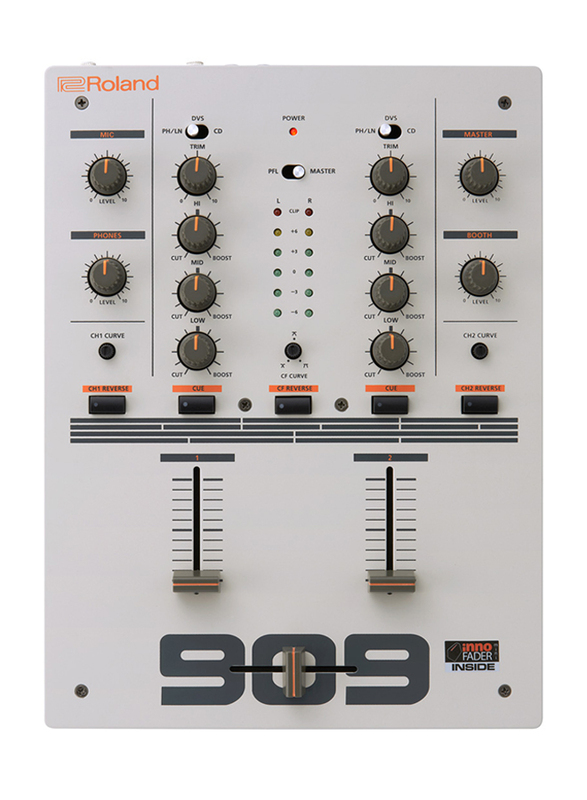 Roland DJ-99 DJ Mixer, White