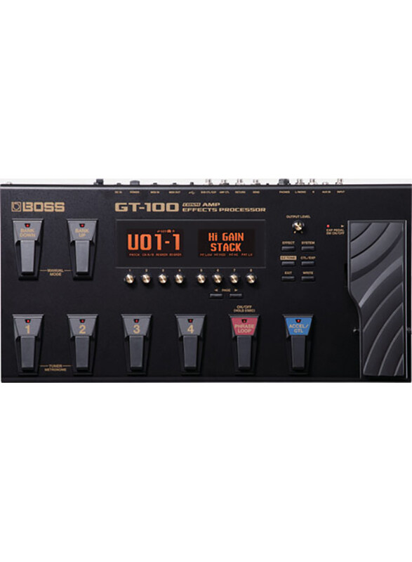 

Boss GT-100 Guitar Effects Processor Pedal, Black