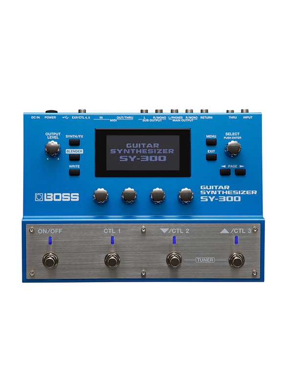 Boss SY-300 Guitar Synthesizer, Blue