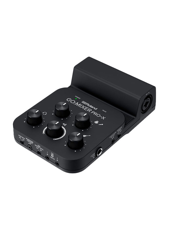 Roland GO-Mixer Pro-X Audio Mixer for Smartphone, Black