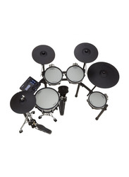 Roland TD-27KV2 V-Drums Electronic Drum Kit with MDS-Compact Drum Stand, Black