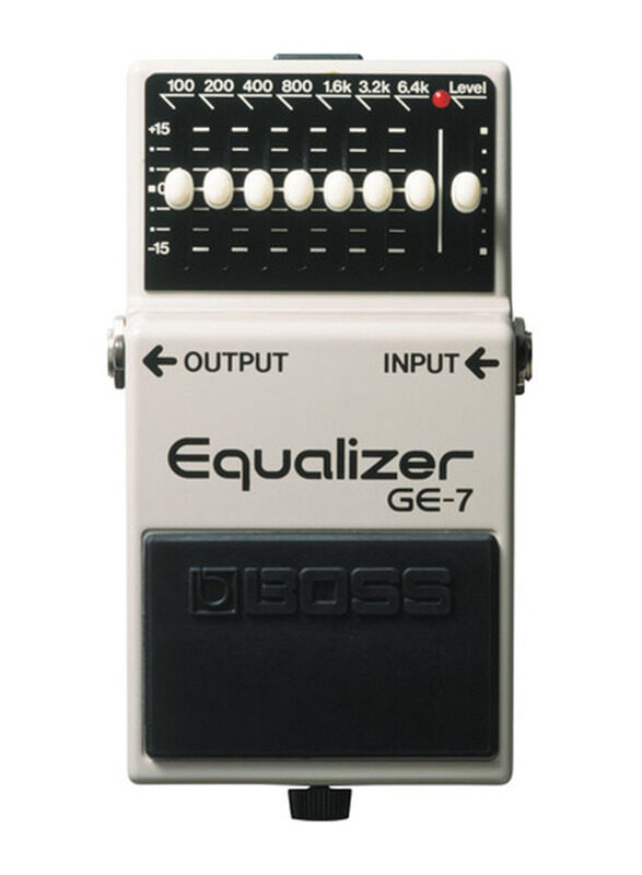 

Boss GE-7 Band Graphic Equalizer Pedal, White