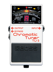 Boss TU-3 Chromatic Tuner, White