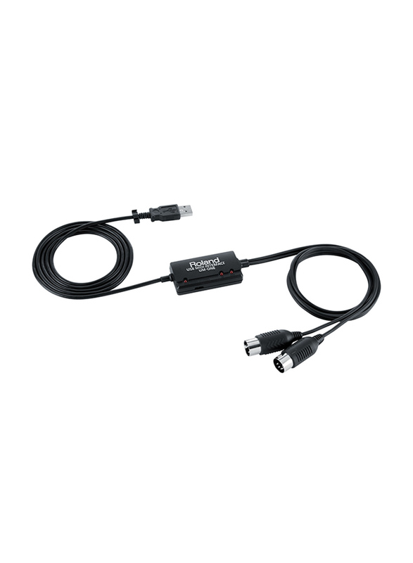 Roland UM-ONE MK2 USB Midi Audio Interface, Black