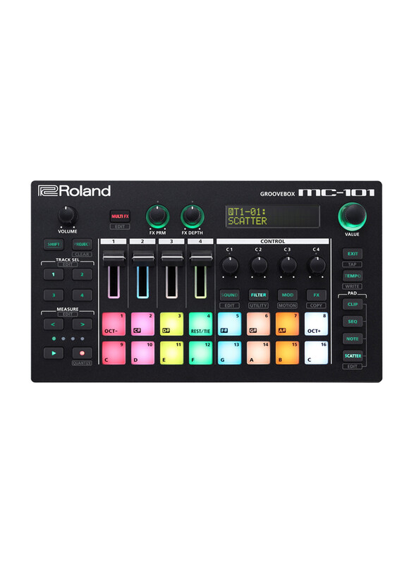 

Roland MC-101 Portable Groovebox, Black