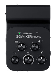 Roland GO-Mixer Pro-X Audio Mixer for Smartphone, Black