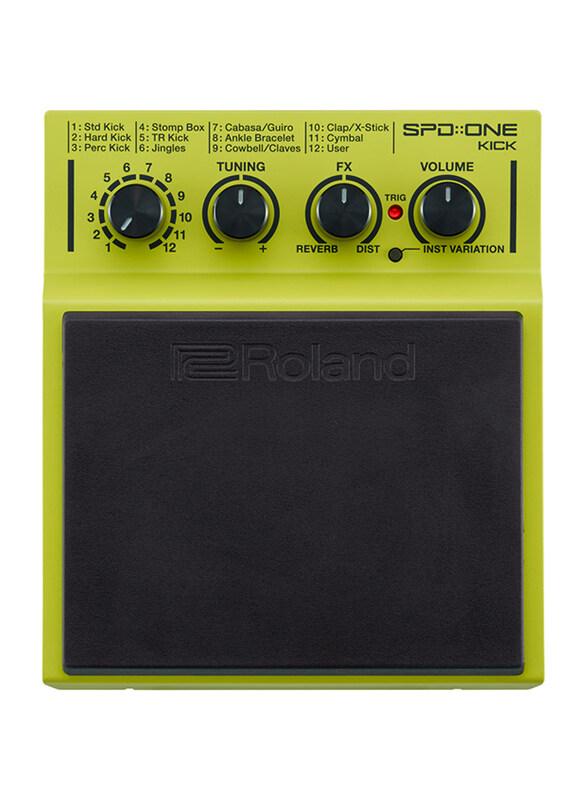 

Roland SPD-1K Kick Percussion Pad, Black/Yellow