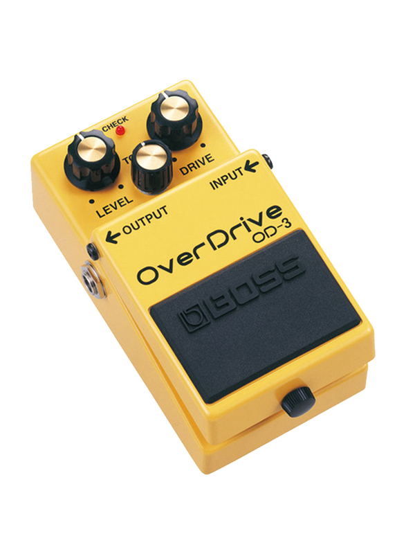 Boss OD-3 Over Drive Guitar Pedal, Yellow