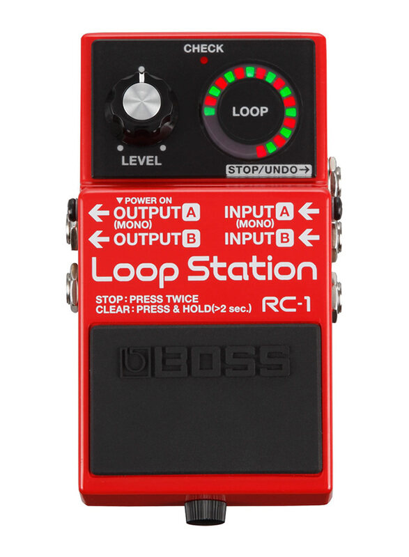 Boss RC-1 Loop Station Pedal, Red