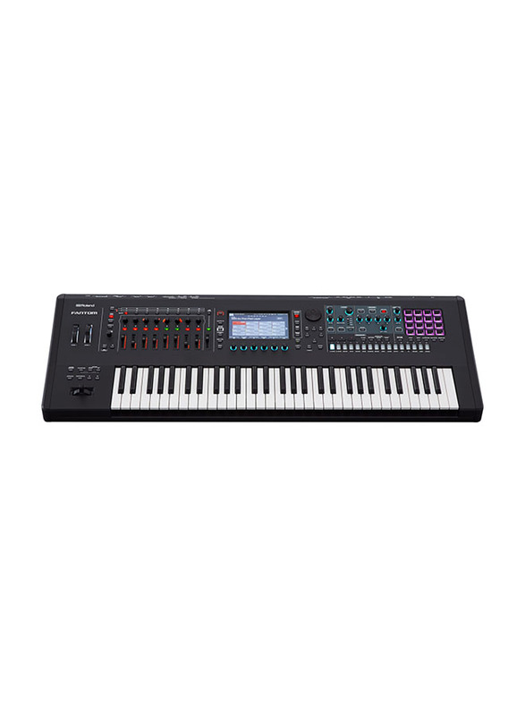 Roland FANTOM-6 Music Workstation Keyboard, 61 Keys, Black